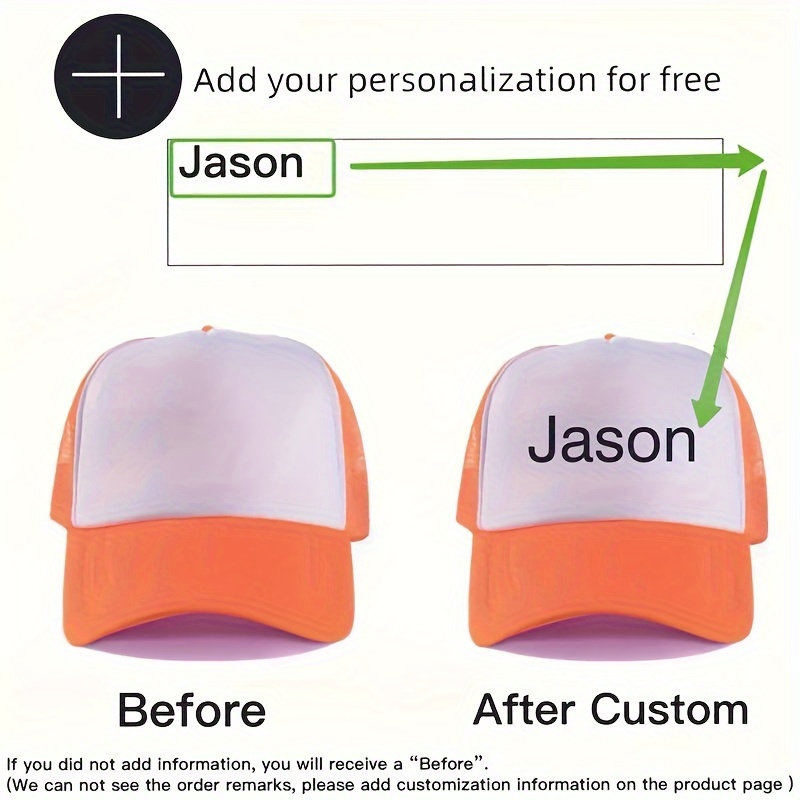 Custom Trucker Hats Personalized Baseball Cap for Men&Women Your