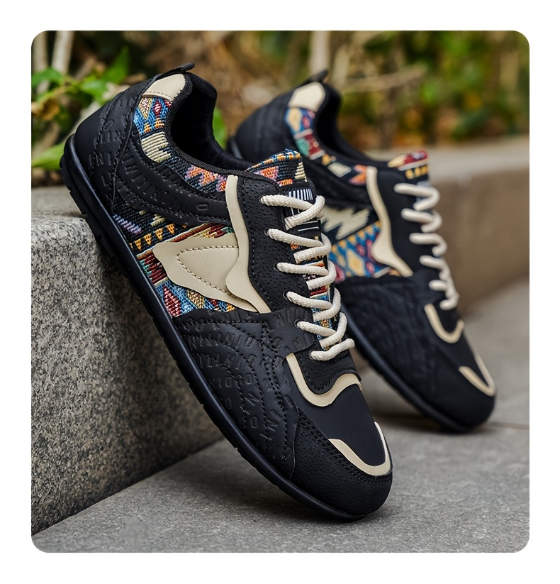 men s spring 2026 new breathable low-top sneakers - upper & cushioned sole, round toe lace-up casual sneakers suitable for streetwear, gym, casual attire, - versatile details 0