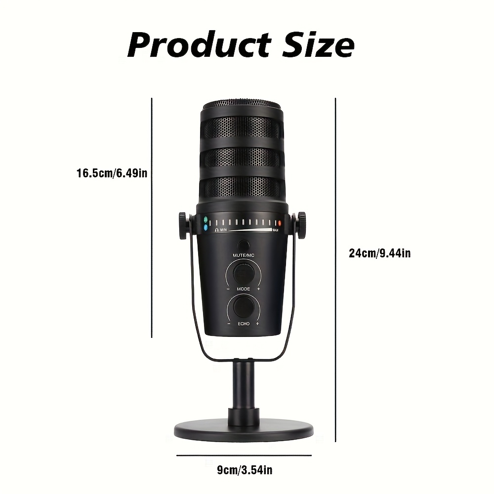   mu530 multi purpose vocal   suitable for mobile computer singing live recording gaming   microphone stand set   details 0