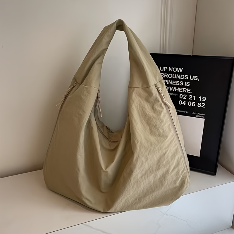 Japanese Fashion Casual Tote Bag Women's 2025 All-match Large Capacity Underarm Bag Commuter Shoulder Bag