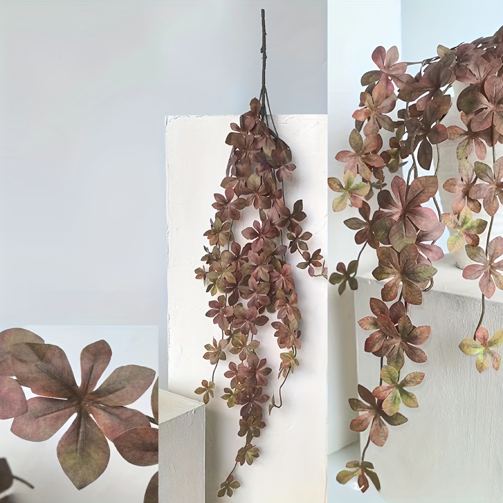 1pc Outdoor Simulation Flower Simulation Bellflower Vine Hanging Flower