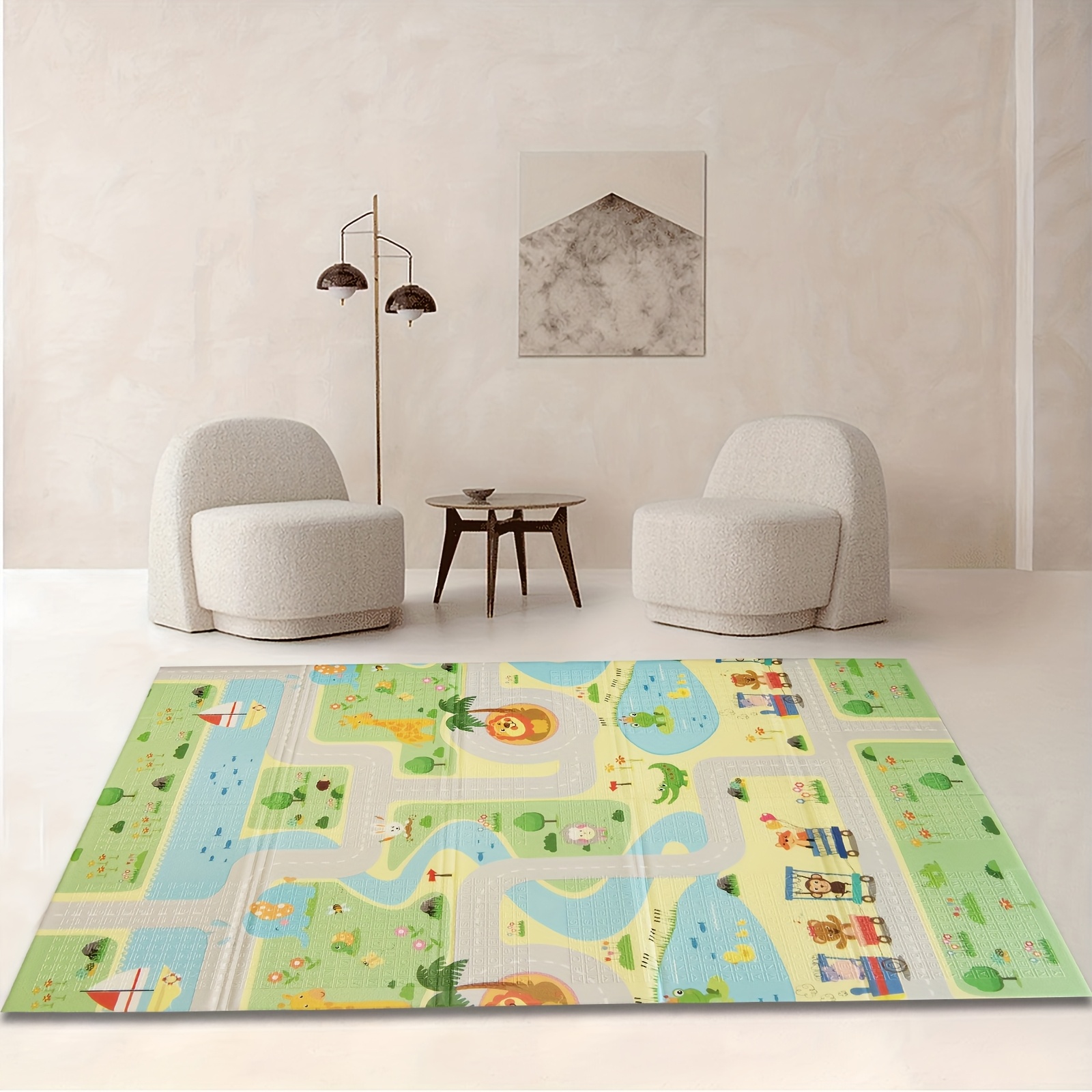 xpe foldable baby play mat colorful design Temu Canada