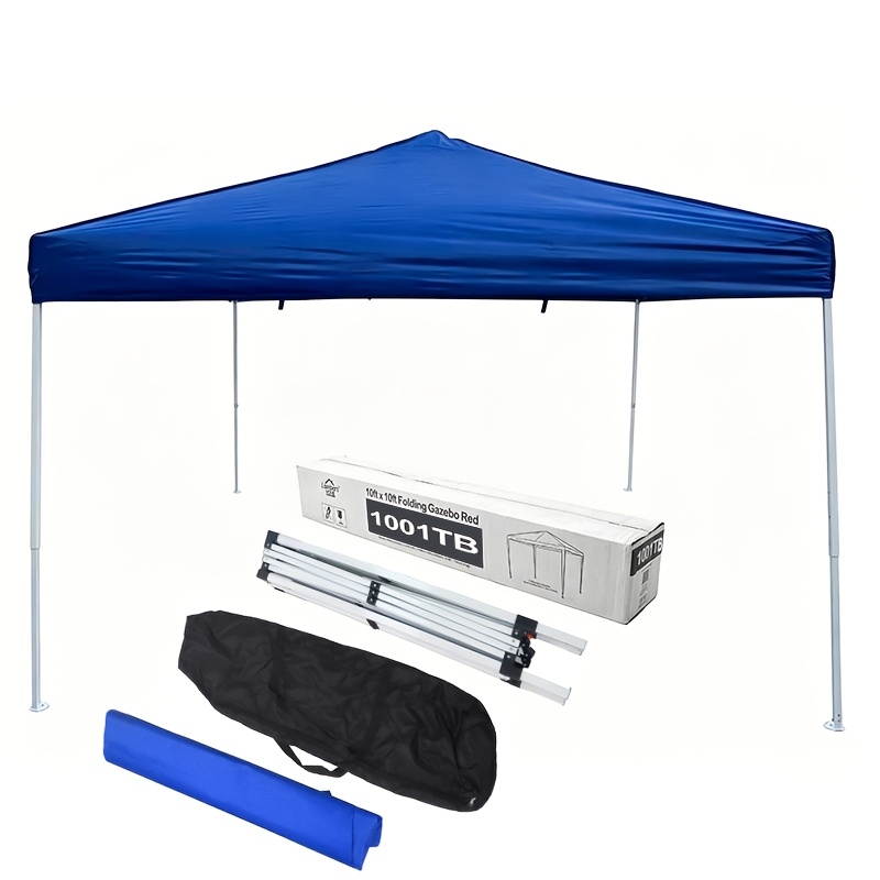 TEMU Outdoor Pop Up Canopy 10'x10' Tent Camping Sun Shelter-series Party Tent, 100 Sq. Ft Of Shade