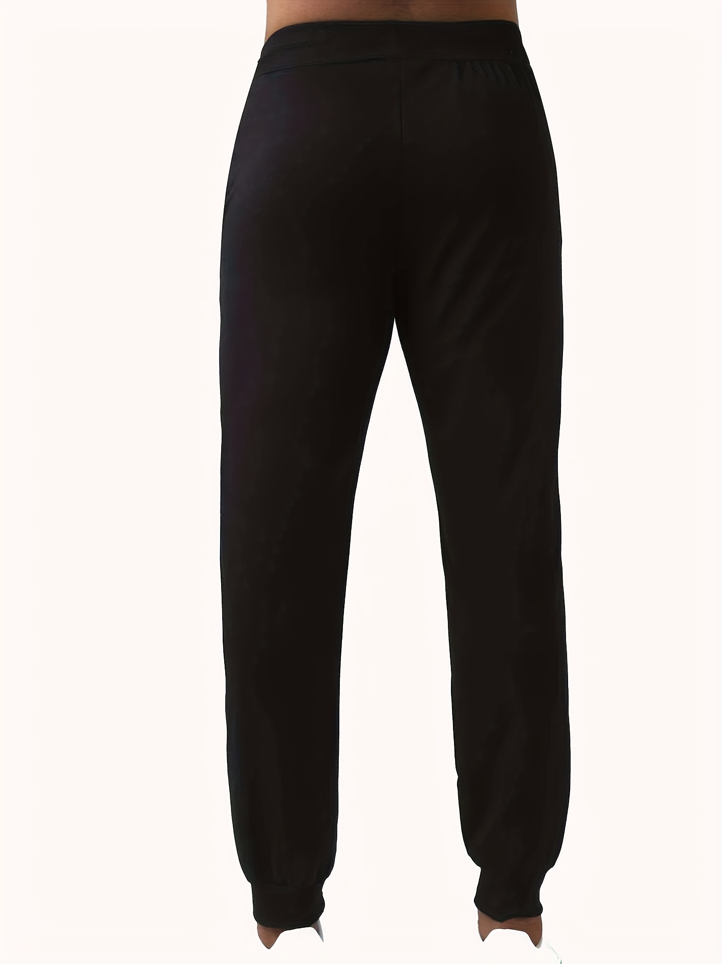 2pcs Men'S Fashion Casual Joggers | Breathable Sport Pants with Drawstring Waist, Comfortable Fit, Suitable for All Seasons, Featuring Print Pattern | Mature Style, Mid Waist, Slight Stretch Fabric