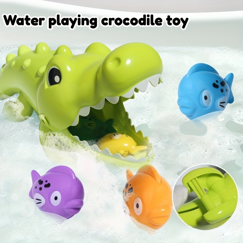 Kids Crocodile Bath Toy for Ages 18 Months +