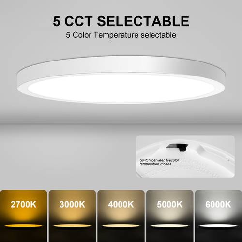 6 4 2 1pc led recessed ceiling light 12 inch 24w ultra thin ceiling light 3200lm dimmable 2700k 6000k options suitable for bedrooms living rooms dining rooms