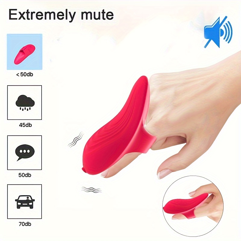 Massage Finger Vibrator G spot Stimulation Foreplay Glove Temu