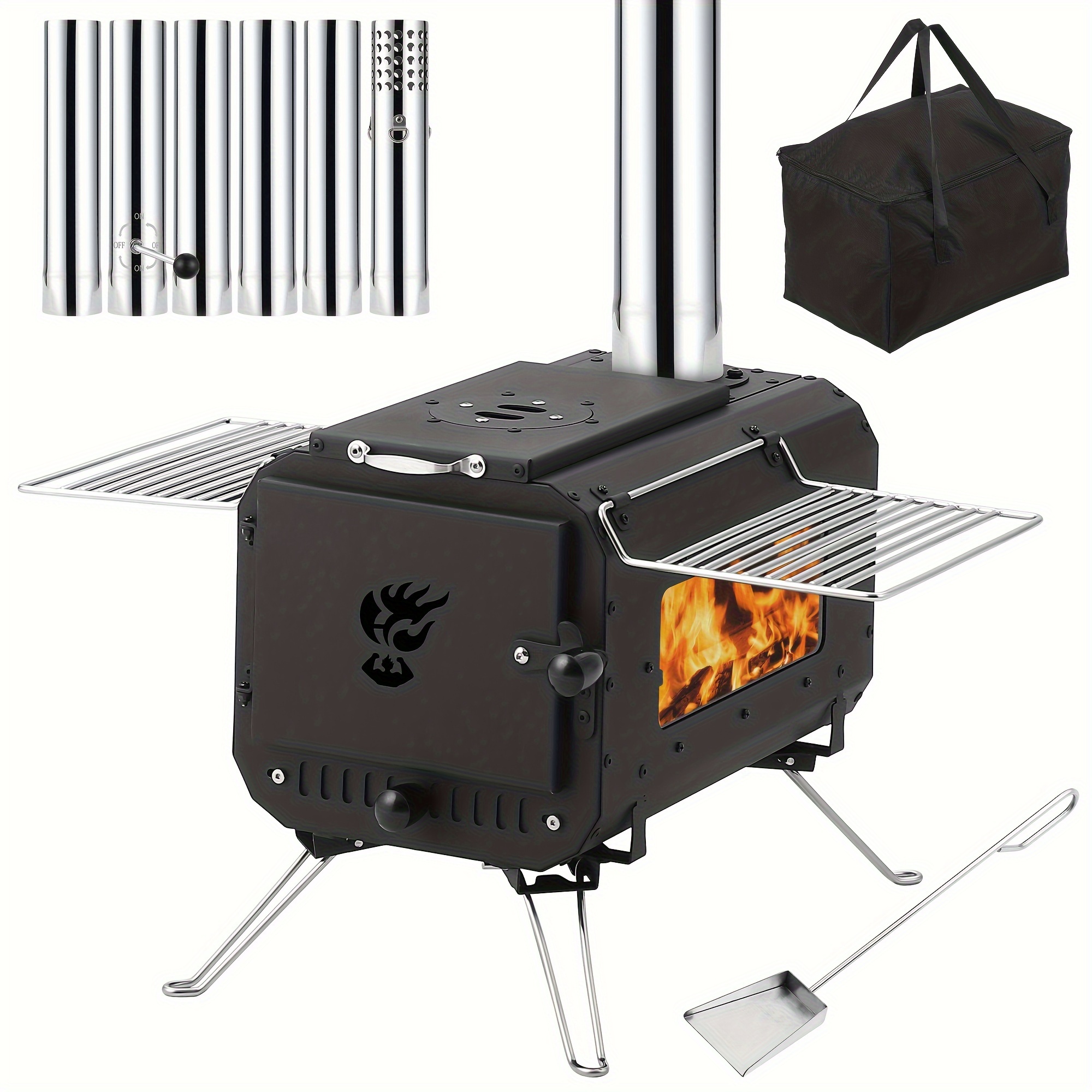 Outdoor Small Portable Heater Stove Camping Gas Stove Camp - Temu