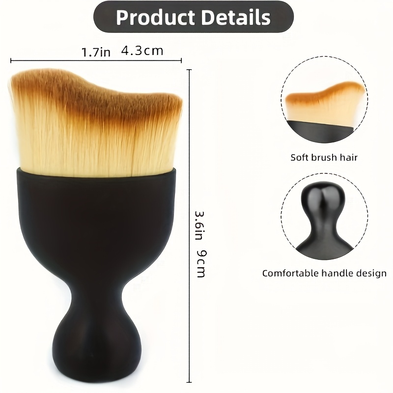 Portable Car Cleaning Tool with Ultra-Fine Soft Bristles