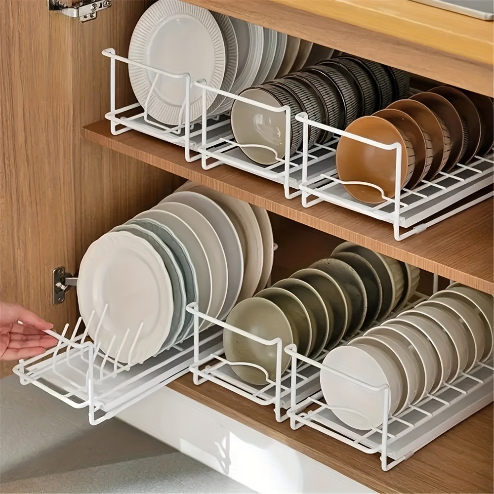 1pc dish rack countertop single layer dish drying rack with drainboard cast iron stainless steel sink filter tray holder for kitchen counter cabinet and shelf kitchen organizers and storage kitchen accessories details 0