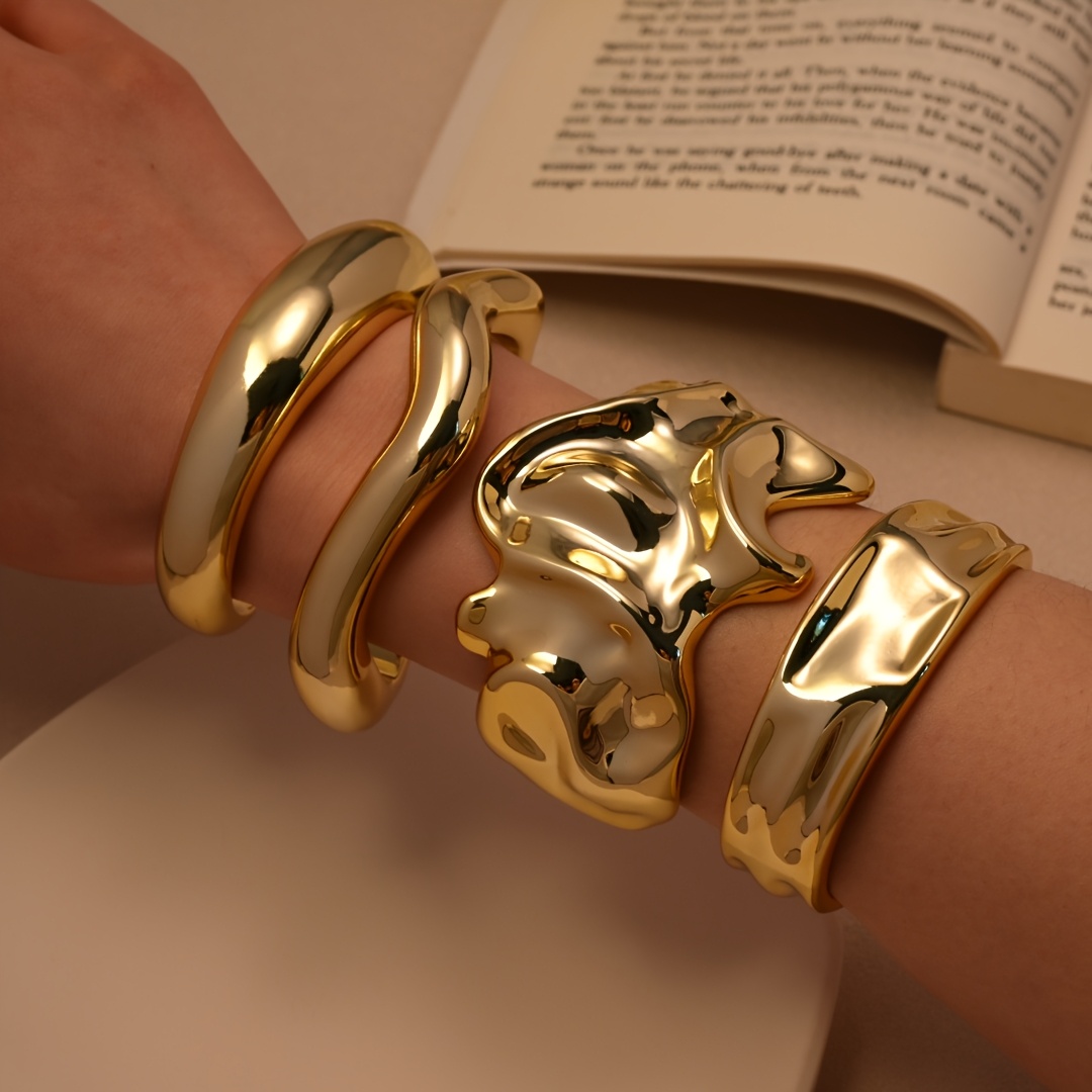 Image of 4pcs Set Of Fashionable And Elegant Bracelets, Suitable For Women To Wear , Parties/dances, Travel, Vacations, Etc., As A Holiday And Birthday Gift For Girlfriends/mothers