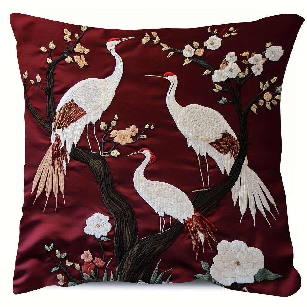 TEMU 1 taie d'oreiller, imprimée sur une face, douce et courte, en peluche, taille 45.72 X 45.72 cm, motif , décoration de chambre à coucher,