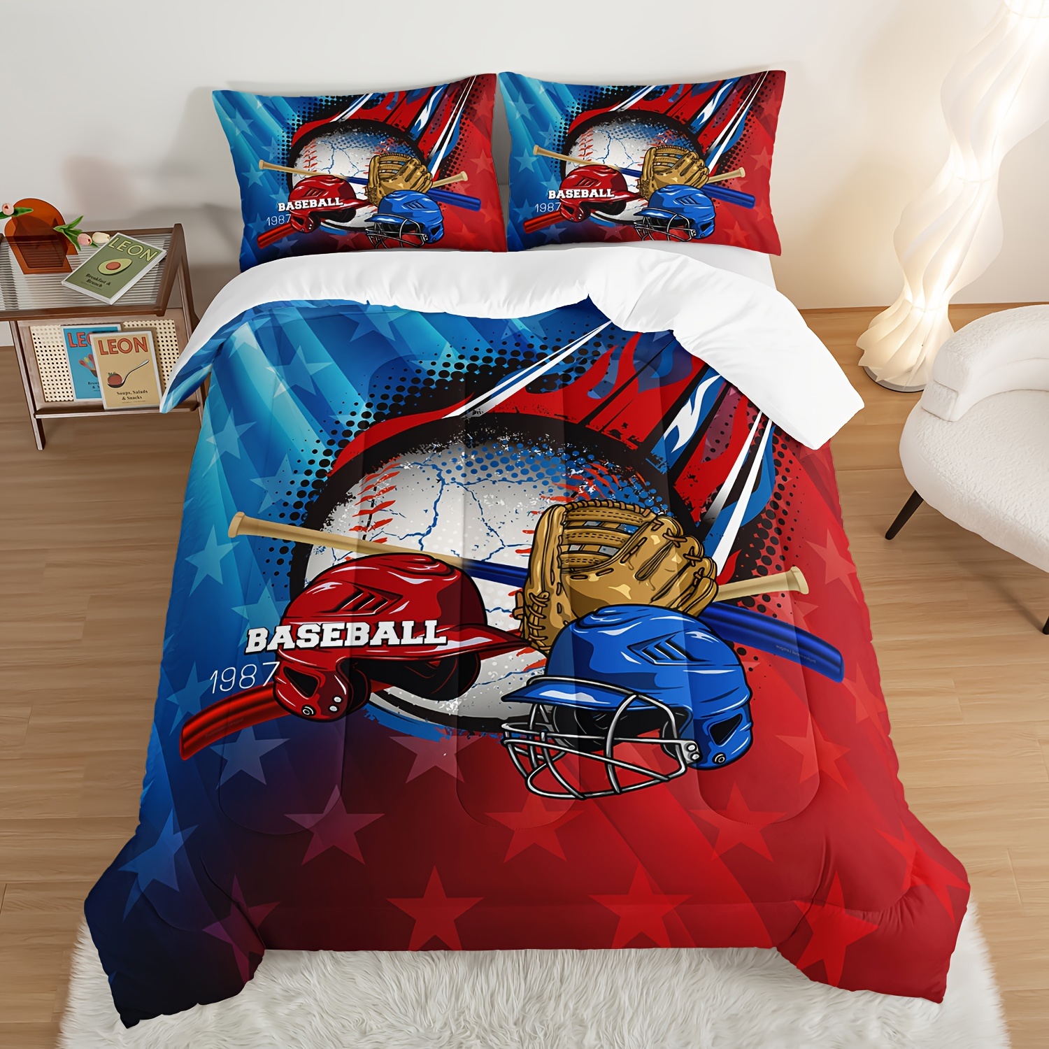 baseball bedding full