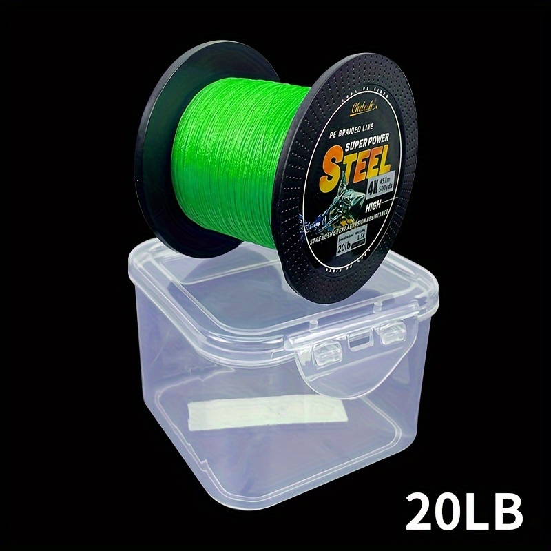 High-Strength 4-Strand PE Braided Fishing Line - 45LB to 100LB, 100M to  1000M Length Options