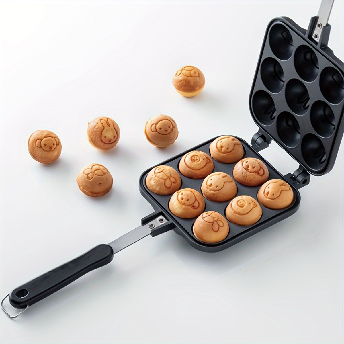 1pc takoyaki pan 5 59 japanese takoyaki maker for octopus ball cake pop ebelskiver aebleskiver baking tools kitchen gadgets kitchen accessories details 0