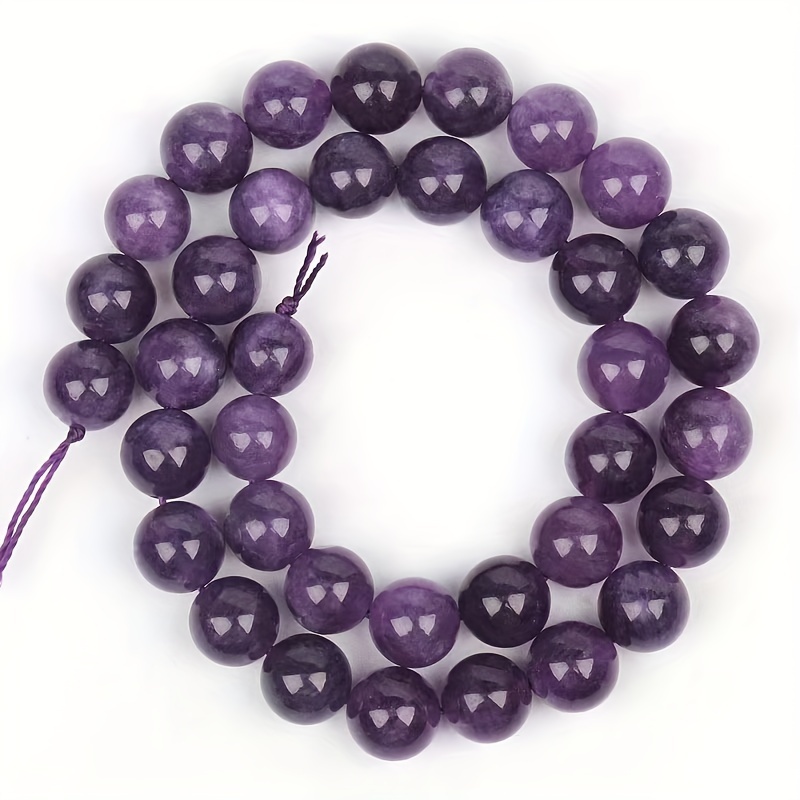 

Elegant Natural Amethyst Beads 6/8/10mm - Making, Bracelets, Necklaces & Earrings