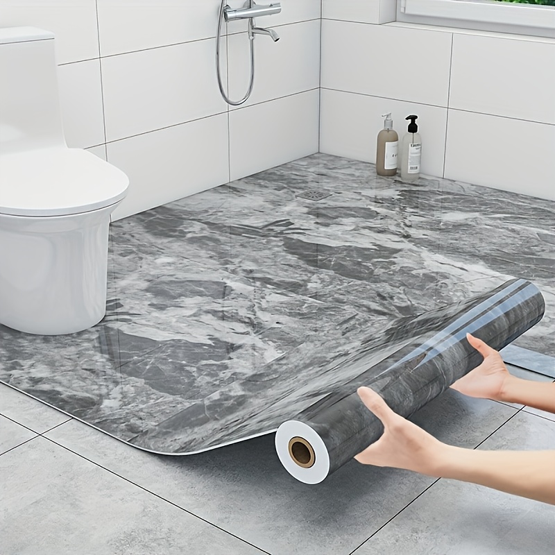 Of Non-dry Floor Stickers, Durable And Peeling Sticky Plaster Coated Wallpaper, Removable Kitchen Waterproof And Rust-proof Ceramic Tile Stickers, Countertop Furniture Renovation