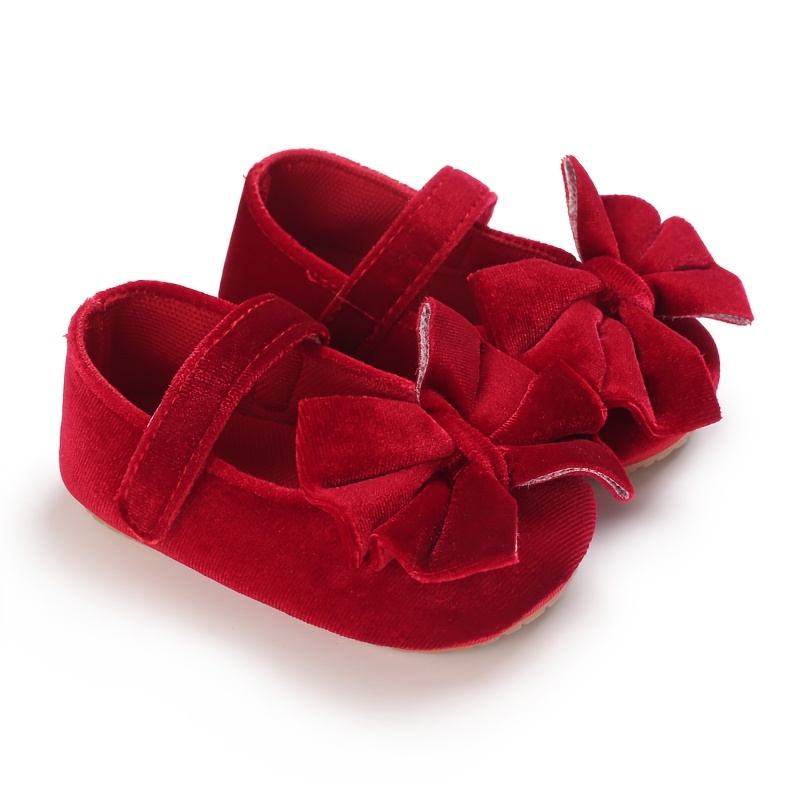 Princess Party Flats, Newborn Soft Rubber Sole Comfortable Walking Shoes