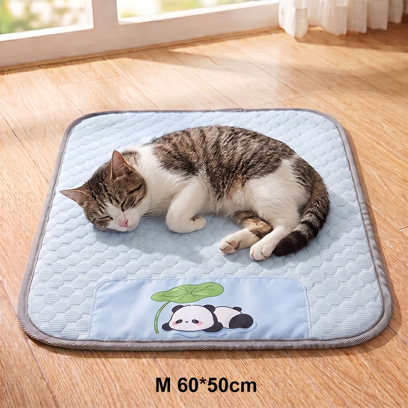 Image of Breathable Dog Bed, Comfortable Cooling Cat Mat, Dog Mat, Non-slip Wear-resistant Washable Pet Sleeping Pad