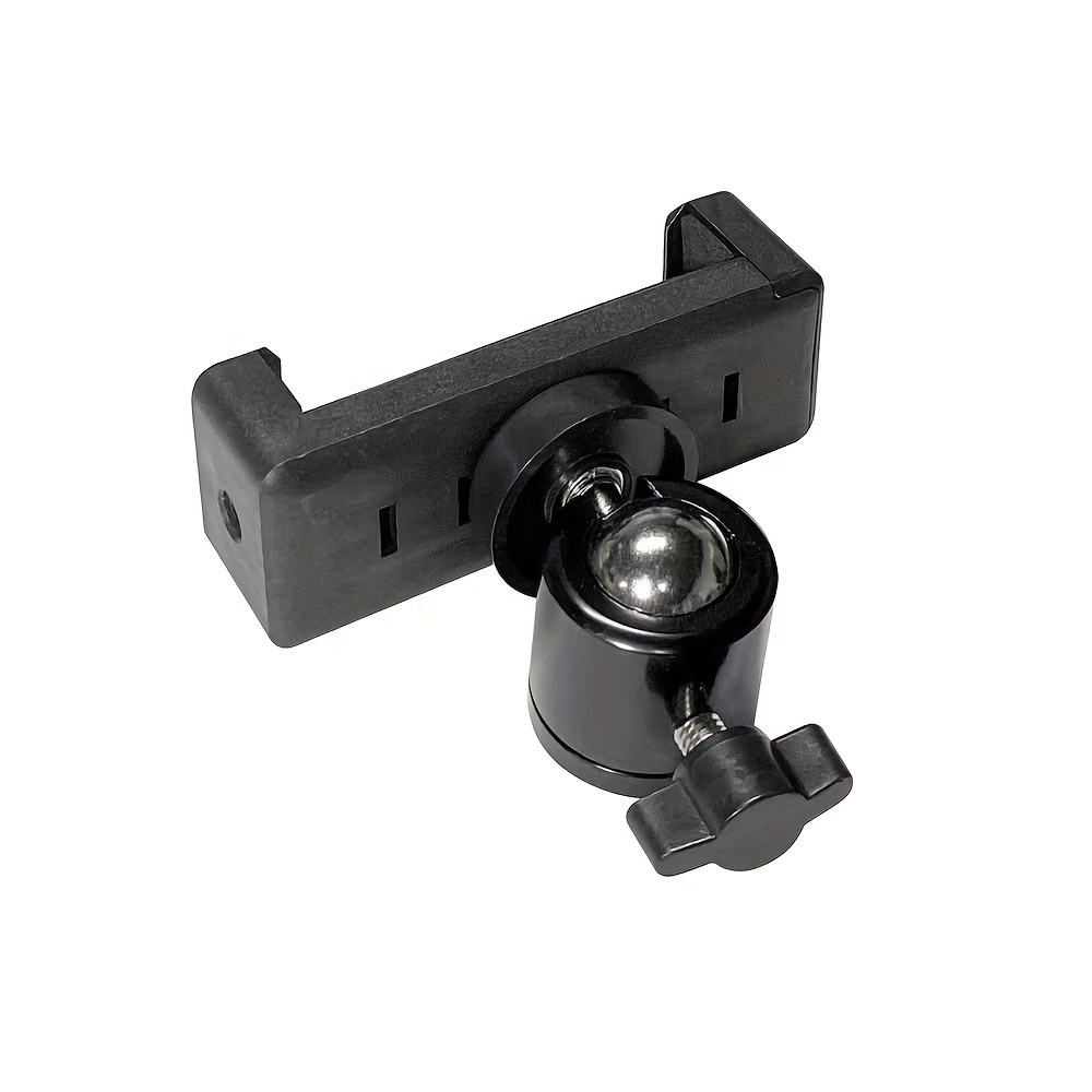 E-shop Universal Ballkopf Handy-Klammer Stativ Zubehör, Fixierte Basis, Verstellbar 360 Grad, Geeignet für Handy Videoaufnahmen, Fotografie,