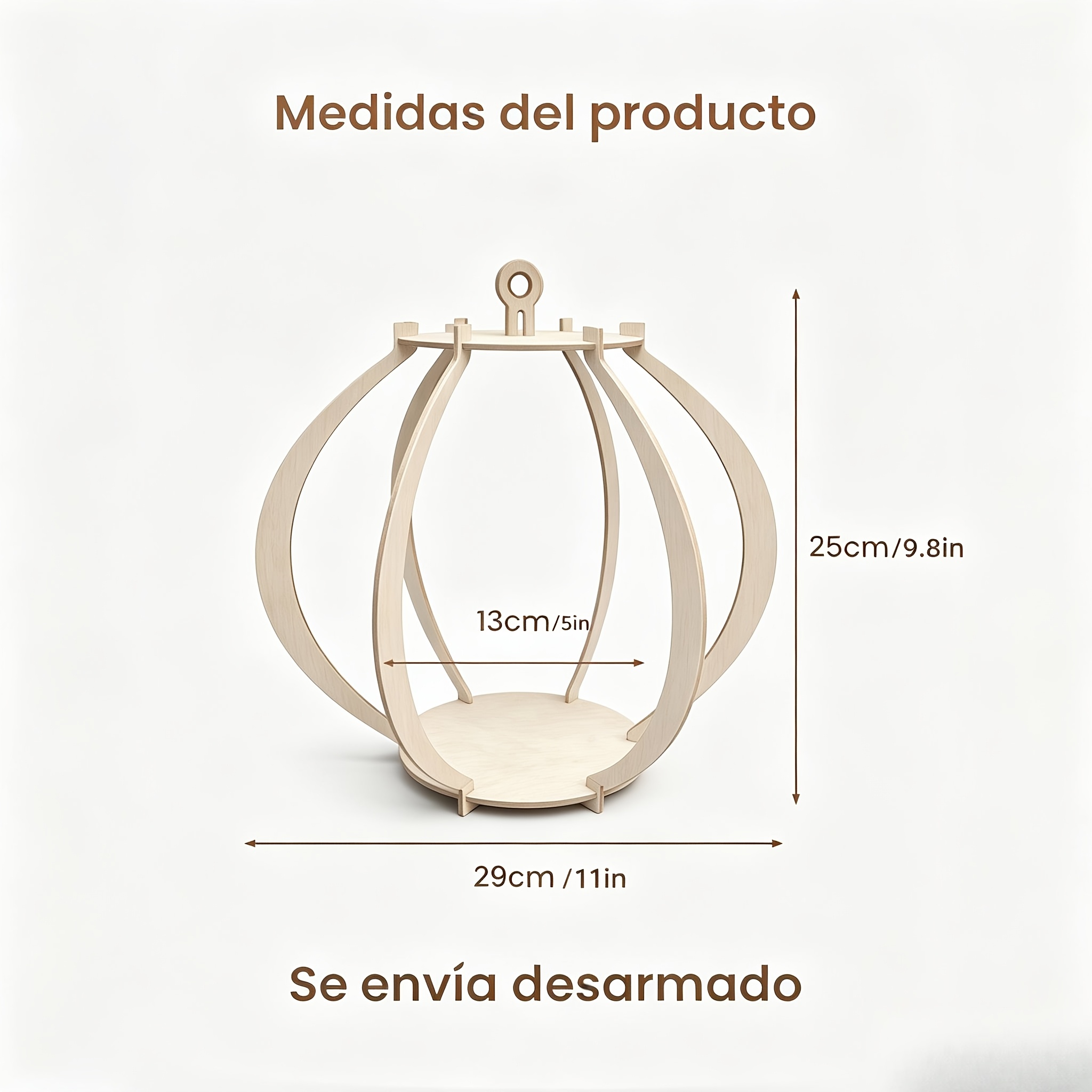 TEMU Wood Laser-cut Lantern Candle Holder Frame - Suitable For Weddings, Parties, Photo Backdrops, Table Centerpiece Decor With Empty Holder For