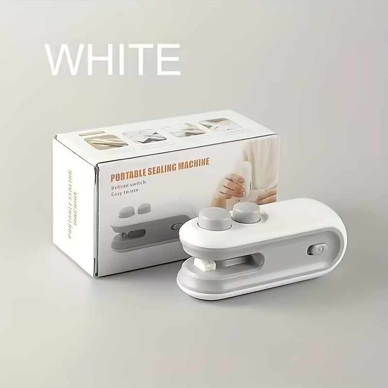 USB mini rankinis nešiojamas maisto vakuuminis hermetizatorius traškučiams, užkandžiams, kavai, šviežumo išlaikymui, magnetinis, įkraunamas, namams ir kelionėms