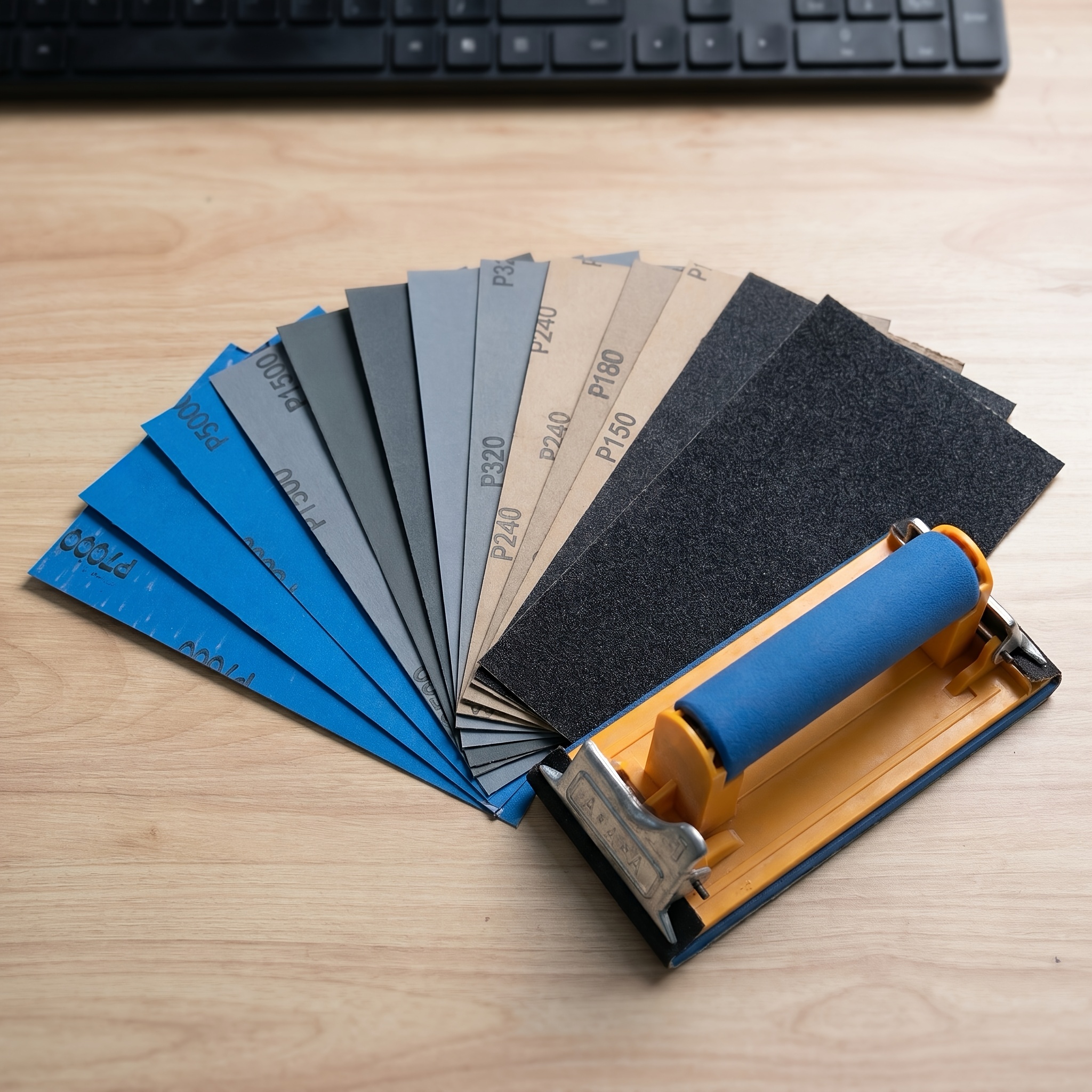 sanding paper sold on Temu Canada