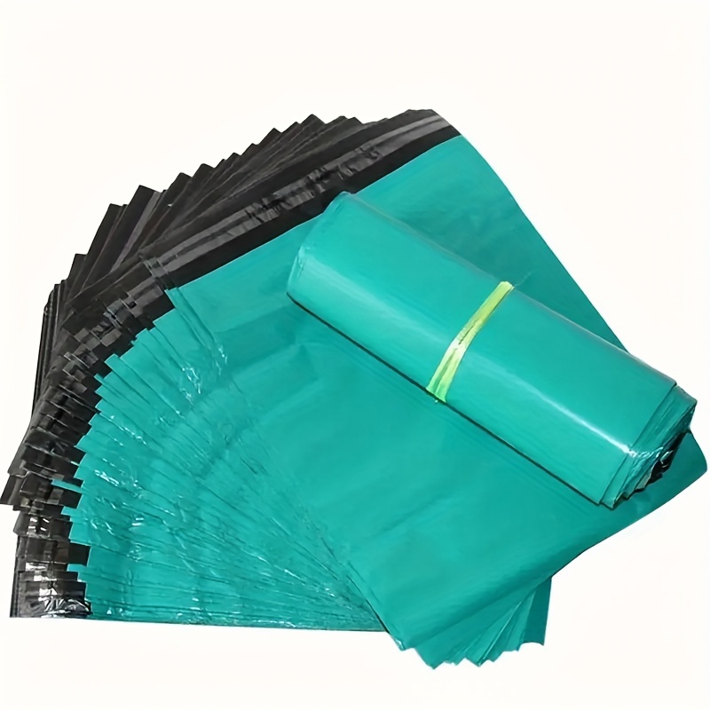 

100-piece Green Waterproof Self-sealing Mailers - Durable Plastic Shipping Envelopes For Clothes & Pieceaging, 50 Units/piece