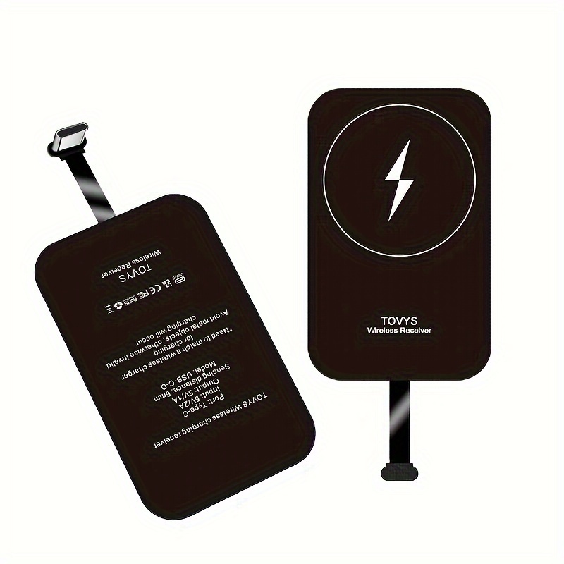 

Qi Fast Wireless Charging Receiver, Suitable For Type-c Port, Compatible With /android/huawei/redmi Note 7 8 9 10