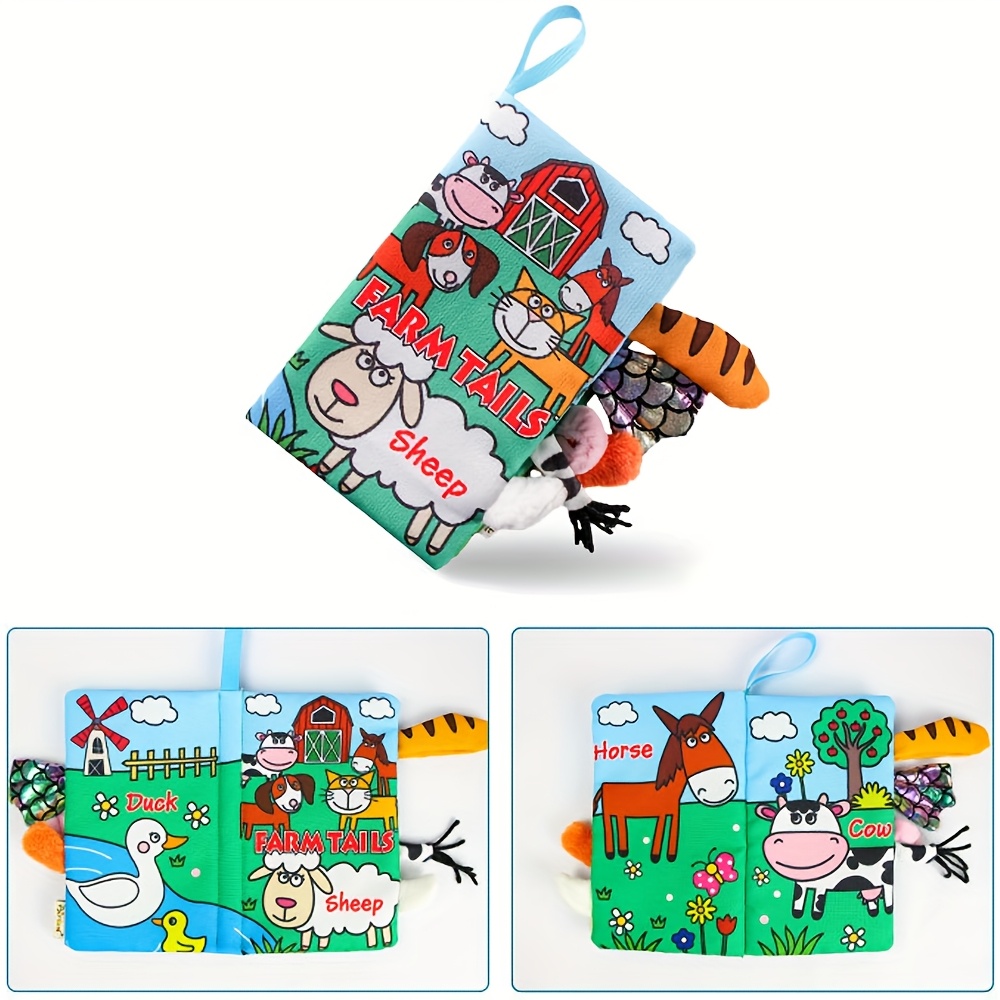 Image of - Soft Baby Books For Infant Early Learning Education, High Contrast Colorful Soft Crinkle Books For Travel Sensory Gifts, Ideal Presents For Toddlers Boys Girls Baby Shower Easter Christmas Birthday