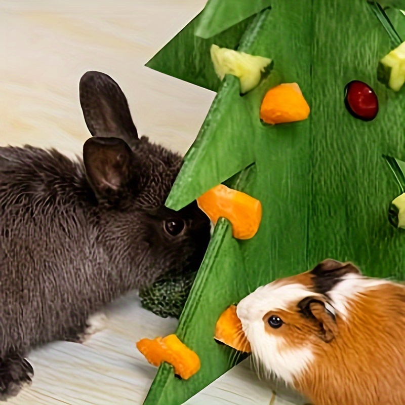 wooden christmas tree foraging puzzle toy Temu Bahrain