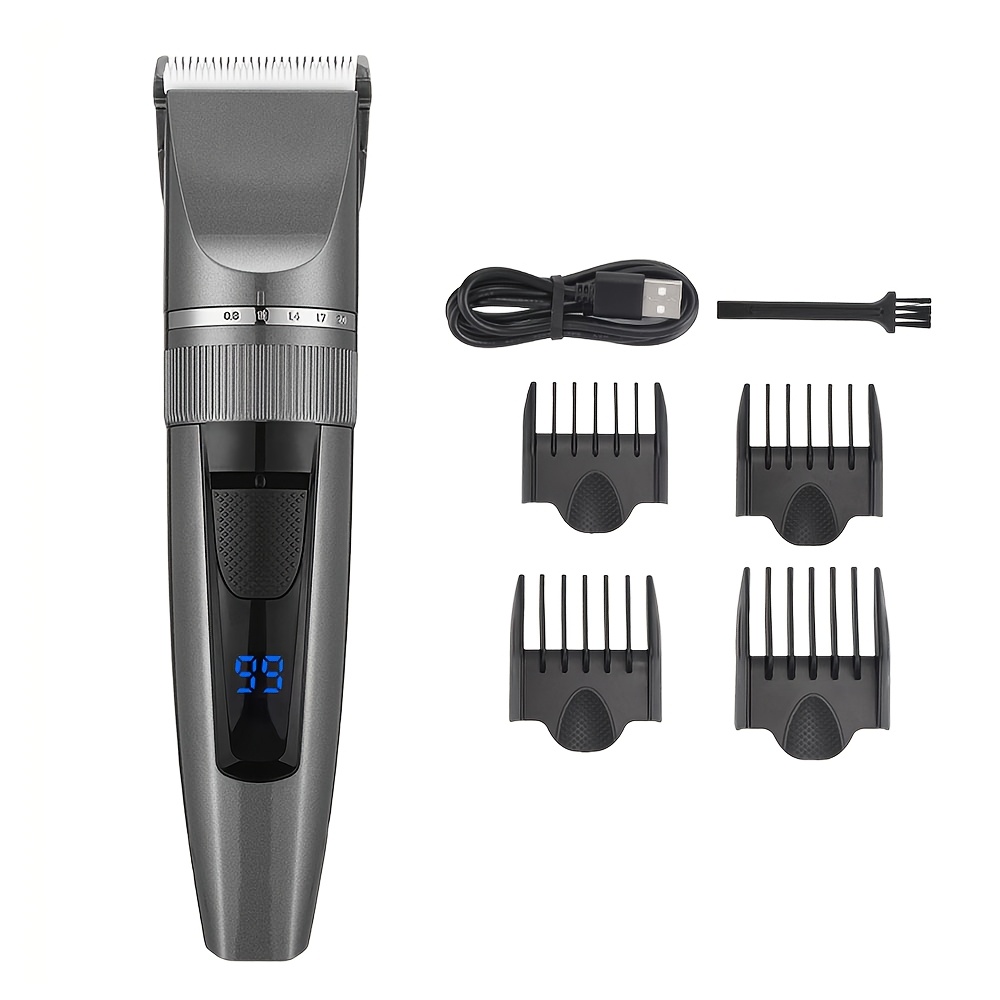 Image of Men's Professional Hairdresser, Cordless Hairdresser And Grooming Hairdresser, Men's Rechargeable Electric Hairdresser, Trimmer Hairdresser Salon Tools