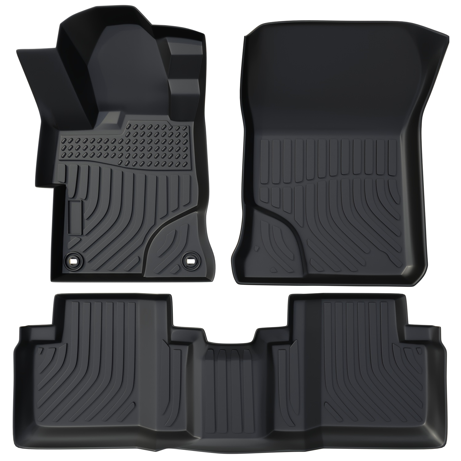Orealauto Car Floor Mats Replacement For 2012-2015 5seats Durable Front Rear Heavy Duty Carpeted Storage All Weather Anti-slip Liners
