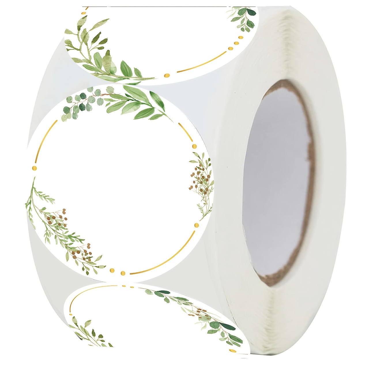 TEMU 300pcs 2" Canning Labels For Jar Christmas Gift Tag Stickers, Wreath Designs Round For Jars Lids Spice Bottle Labels With 3 Pattern Designs