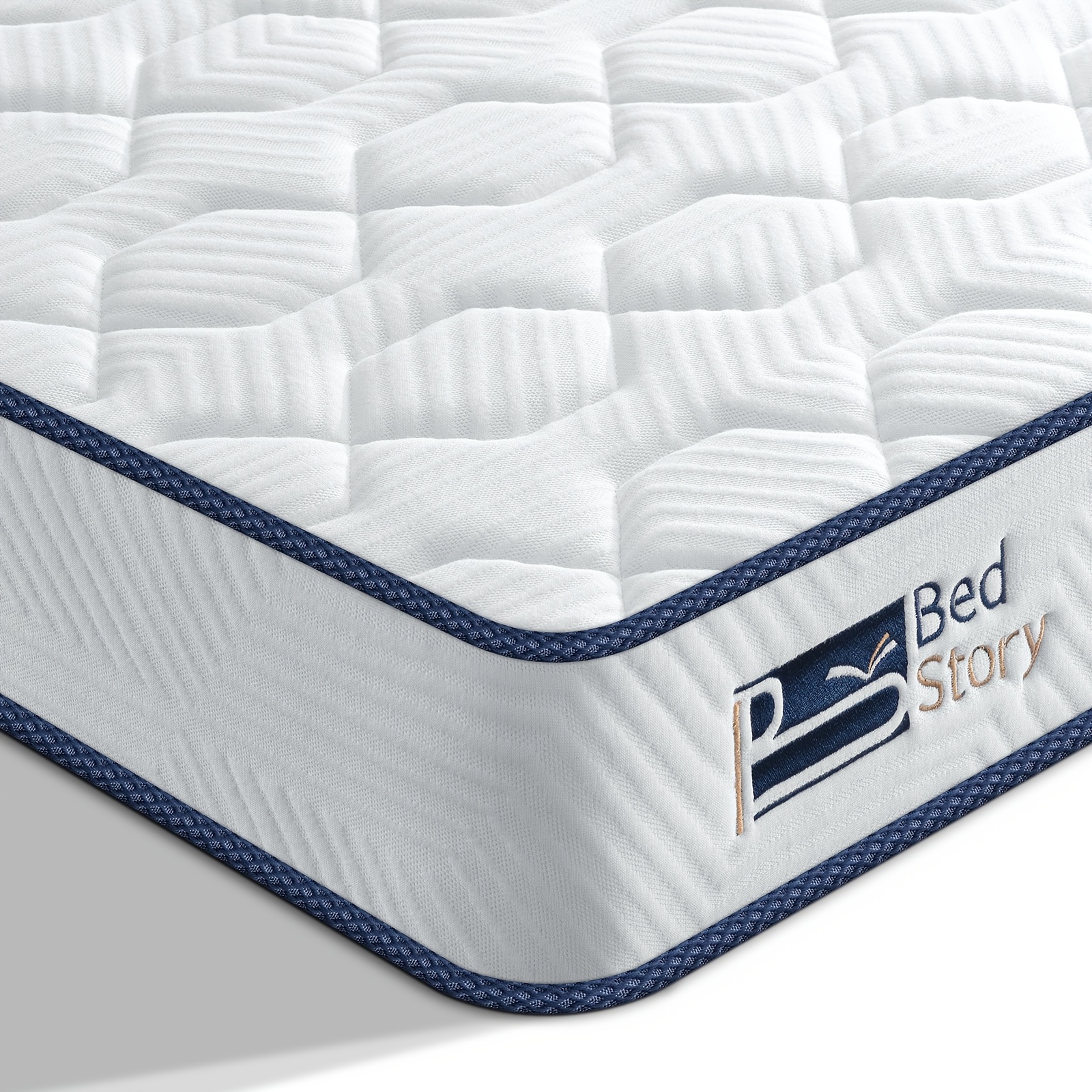 twin mattress 8 inch 6 inch medium firm support innerspring   foam and spring   single bed mattress 365 night trial home decor bedroom furniture