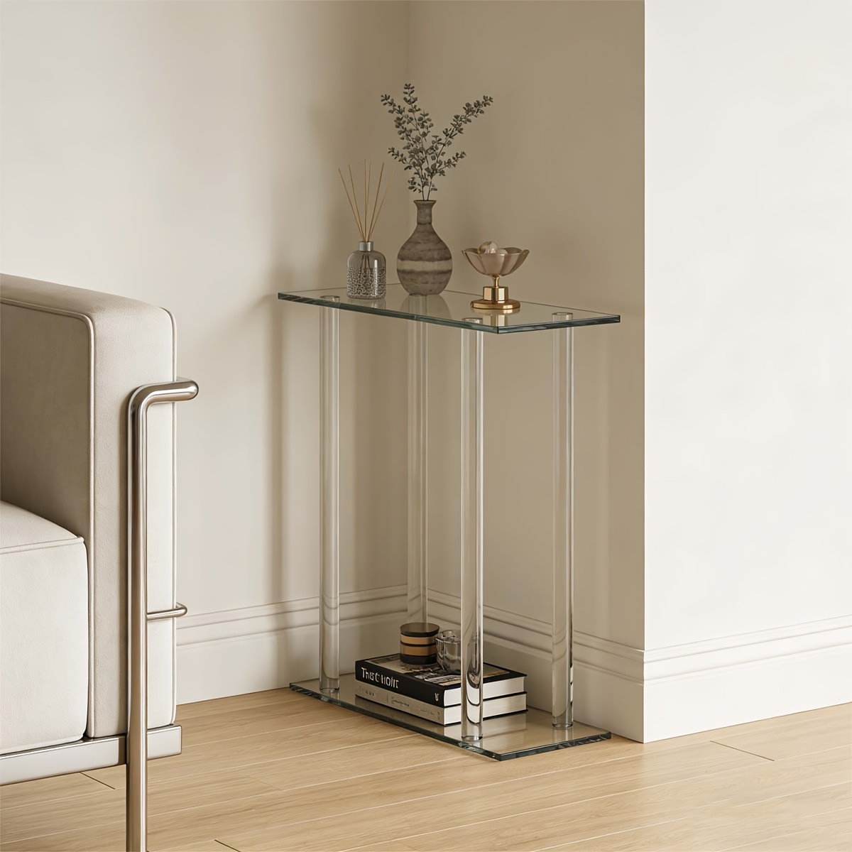 Narrow Console Table, Small Entryway Foyer Table