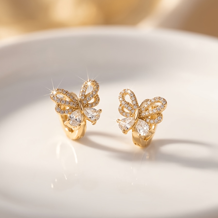 Women's Premium Bow Earrings for Evening Parties