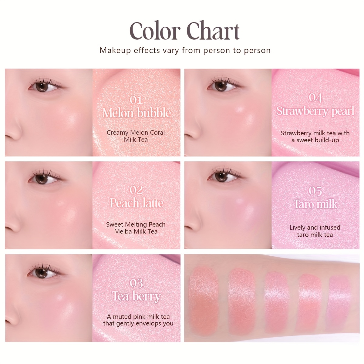 hoilica hoilica luminous blush (01 02 03 04 05) - Temu Sweden