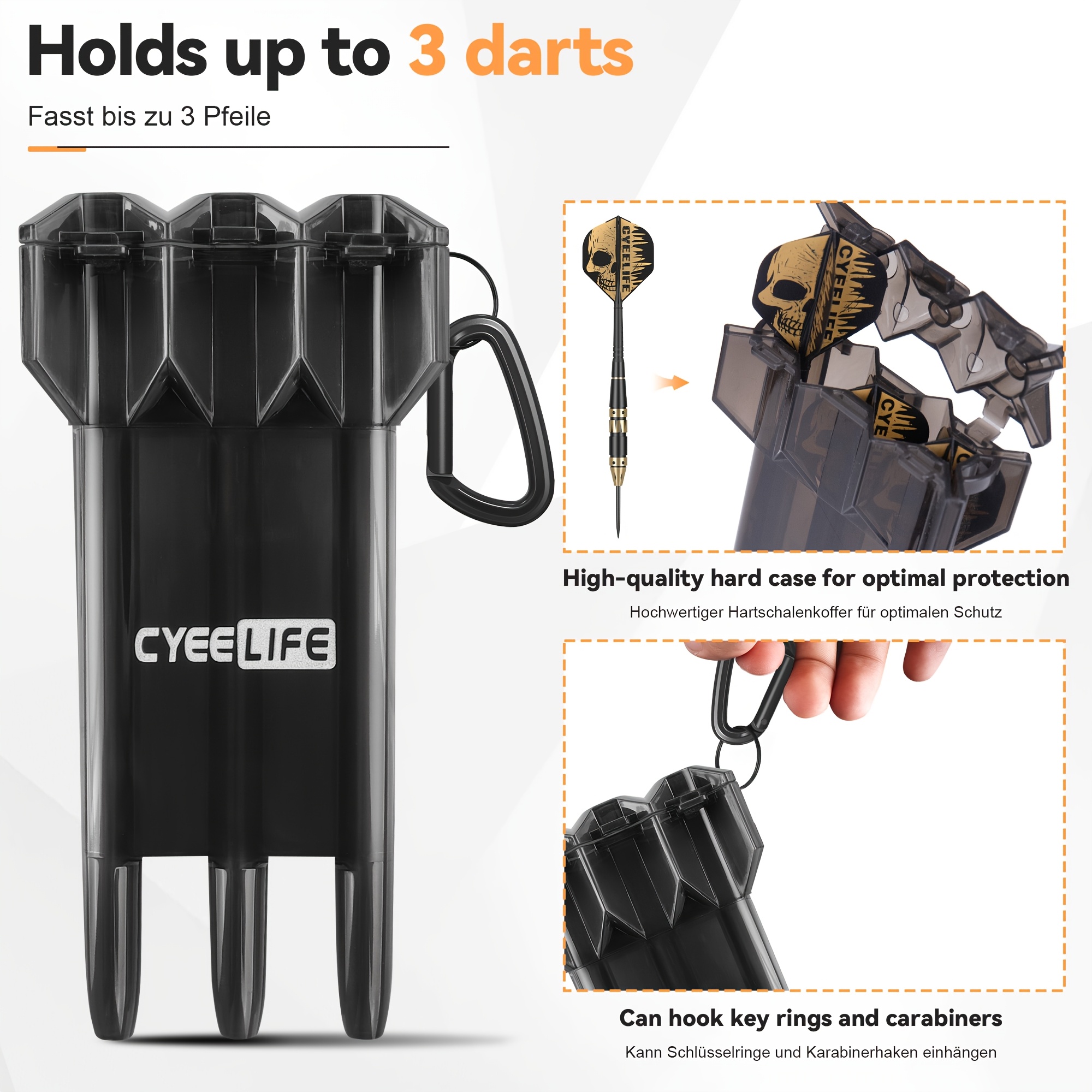 26G Hard Dart Metalen Naald Puur Koper Professionele Geïntegreerde Staart Dart met Dart Opbergdoos