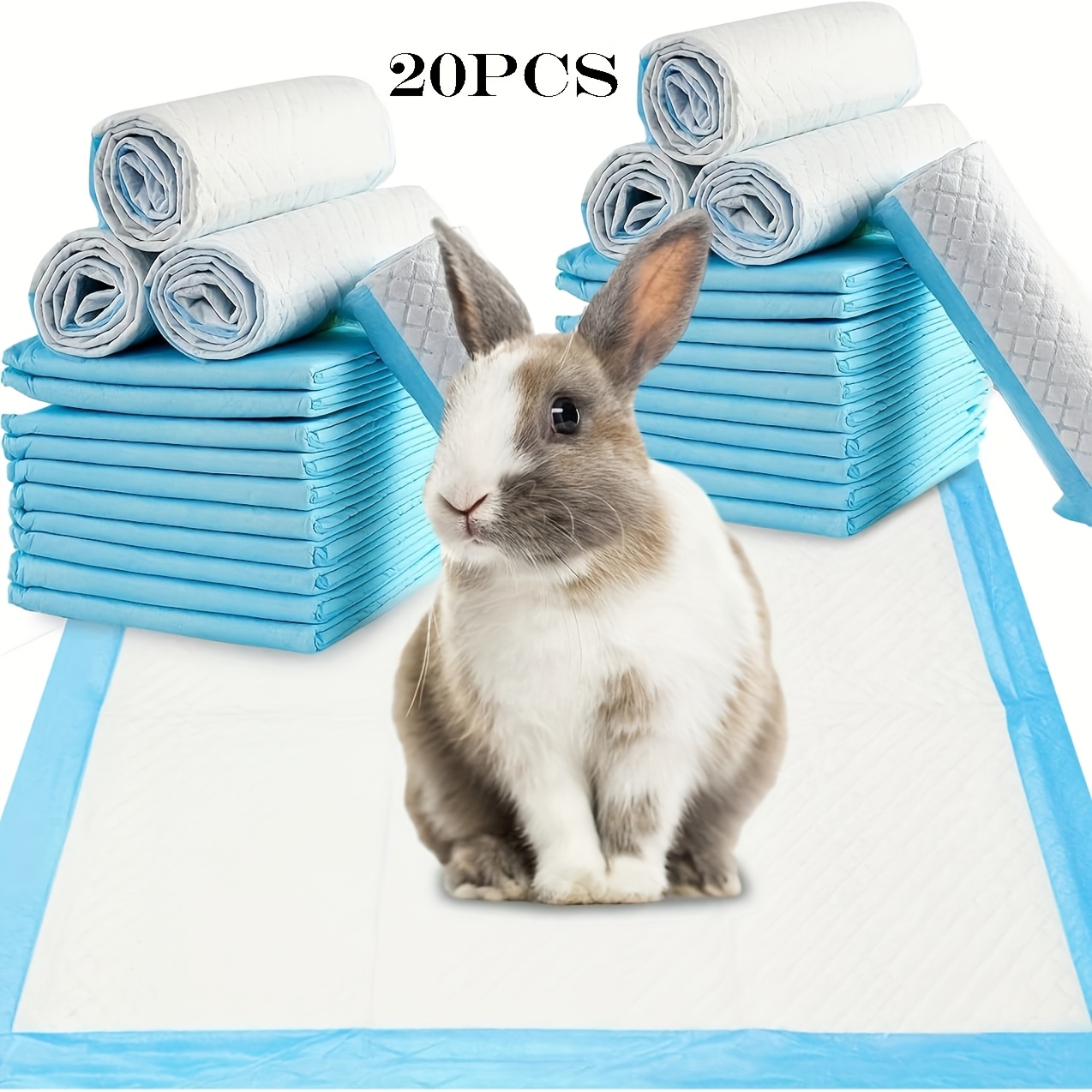 13" X 18" Disposable Dog Pee Pads, Super Absorbent Pet Training Pads With Blue Leak-proof Bottom Film, Thickened Puppy Pads For Potty Training