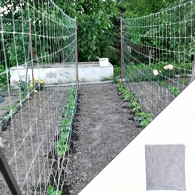 TEMU Heavy-duty Polyester Grid For Blooming Plants - Durable, Easy Installation, Maximum Air Circulation