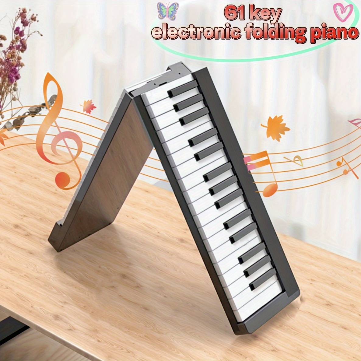 Support de partition de musique portable et durable pour clavier, feuille  d'orgue électronique, pièces de piano pour la maison