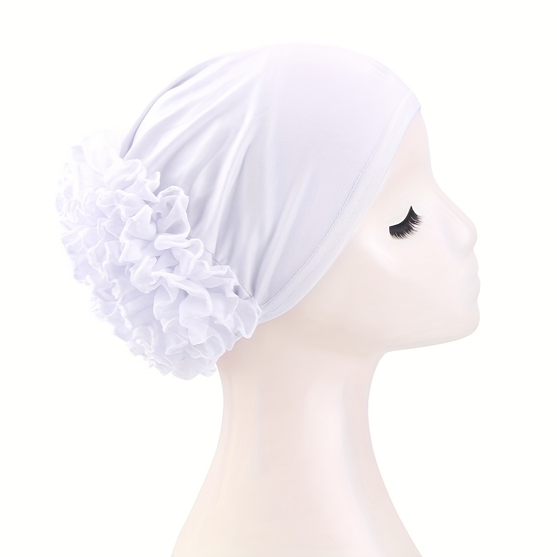 E-shop GATHERTOP Damen Atmungsaktives Elastisches Chiffon-Kopftuch – Elastisch für perfekte Passform, Mehrere Stile (Turban/Schal/Hijab), Handwaschbare
