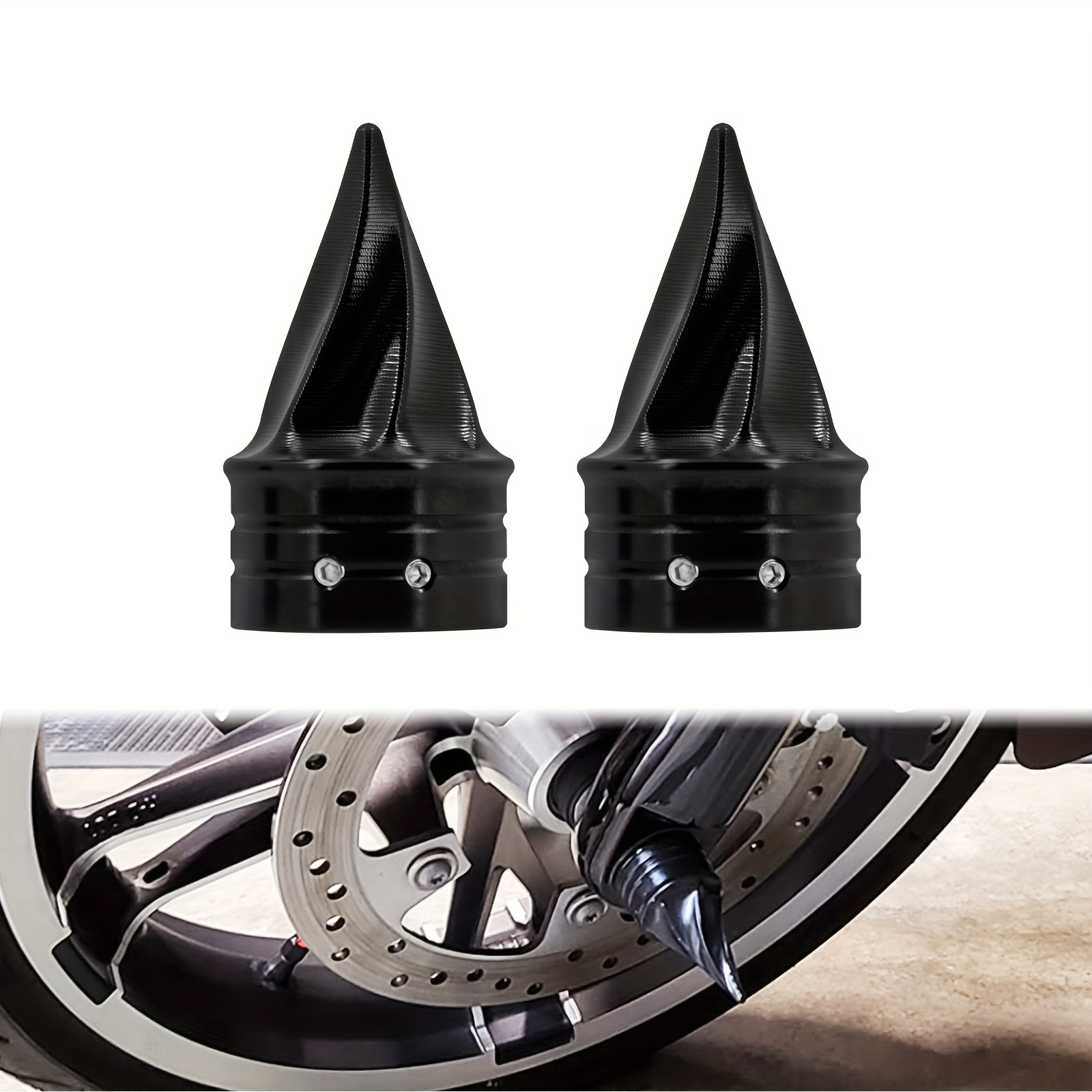 TEMU Black Front Axle For Street Glide For 08+