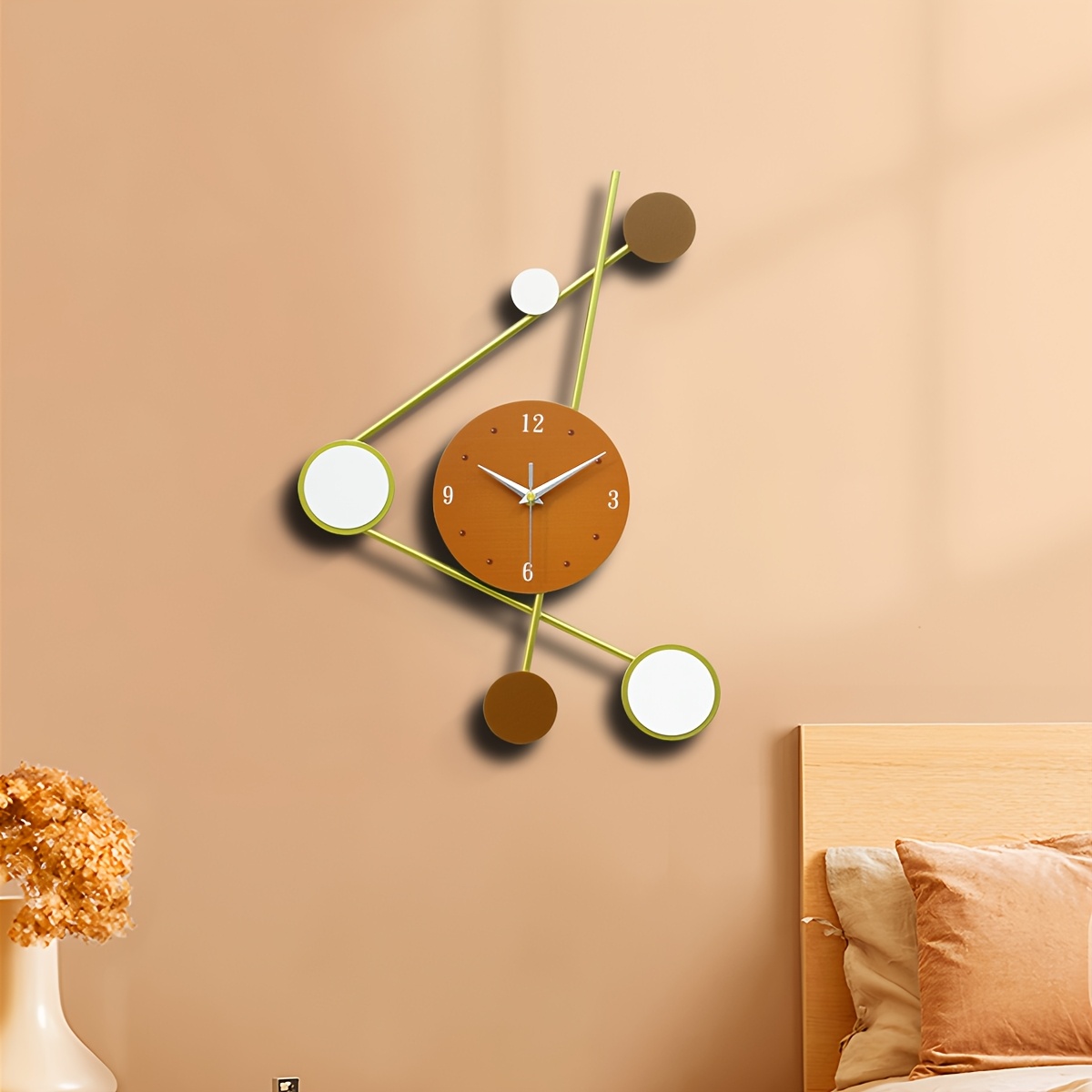 reloj pared geométrico decoración pared colgante Temu Argentina