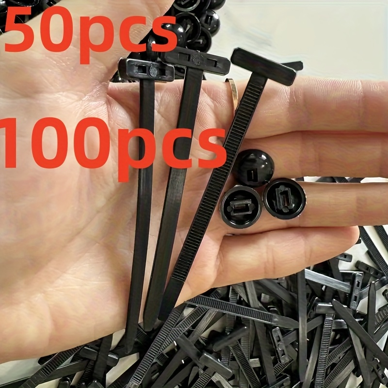 Robuste Kabelbinder, 25,4 Cm Lang, 7,6 Mm Breit – 150 Stück, Nylon 66, UV-beständig, Bis 54,4 Kg Zugfestigkeit
