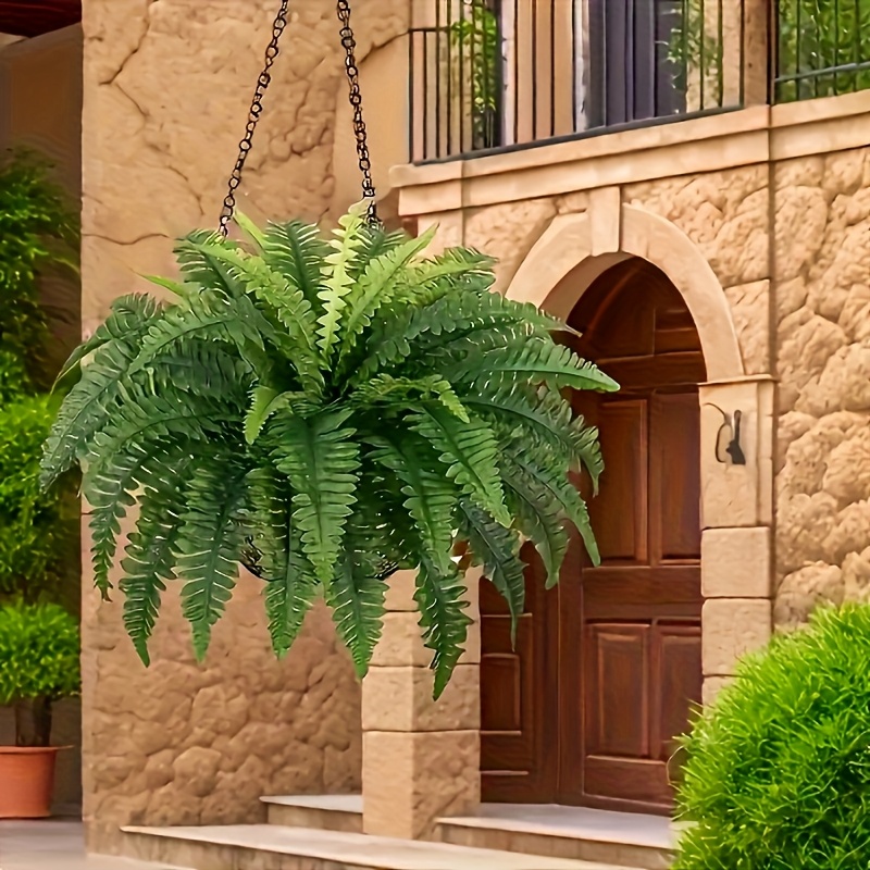2pcs large boston fern artificial greenery