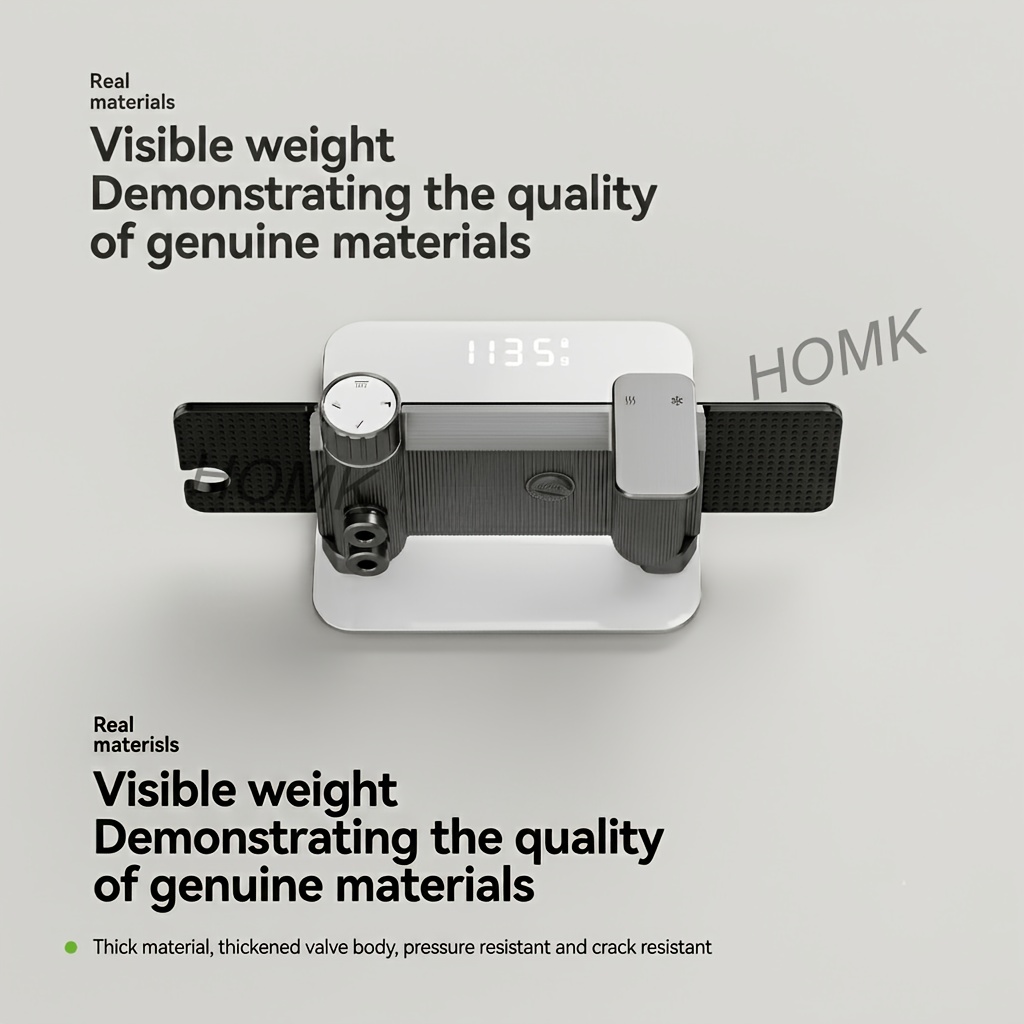 HOMK 4-In-1 Shower Panel System with Rainfall and Waterfall Outlets