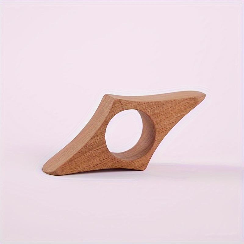 Polished Wooden Thumb Bookmark - One-handed Reading Support For Quick Flipping, Ideal For Office And Book Enthusiasts