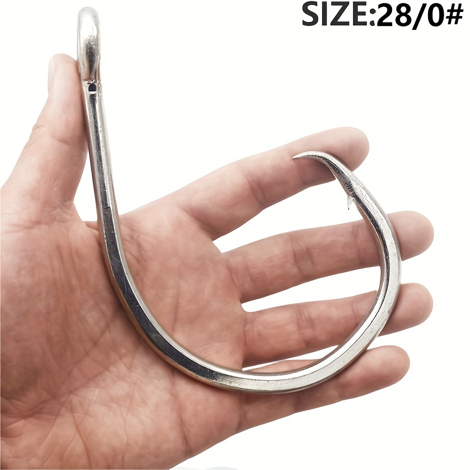 20 0 24 0 28 0 premium jumbo hooks large fish fishing gear - Temu